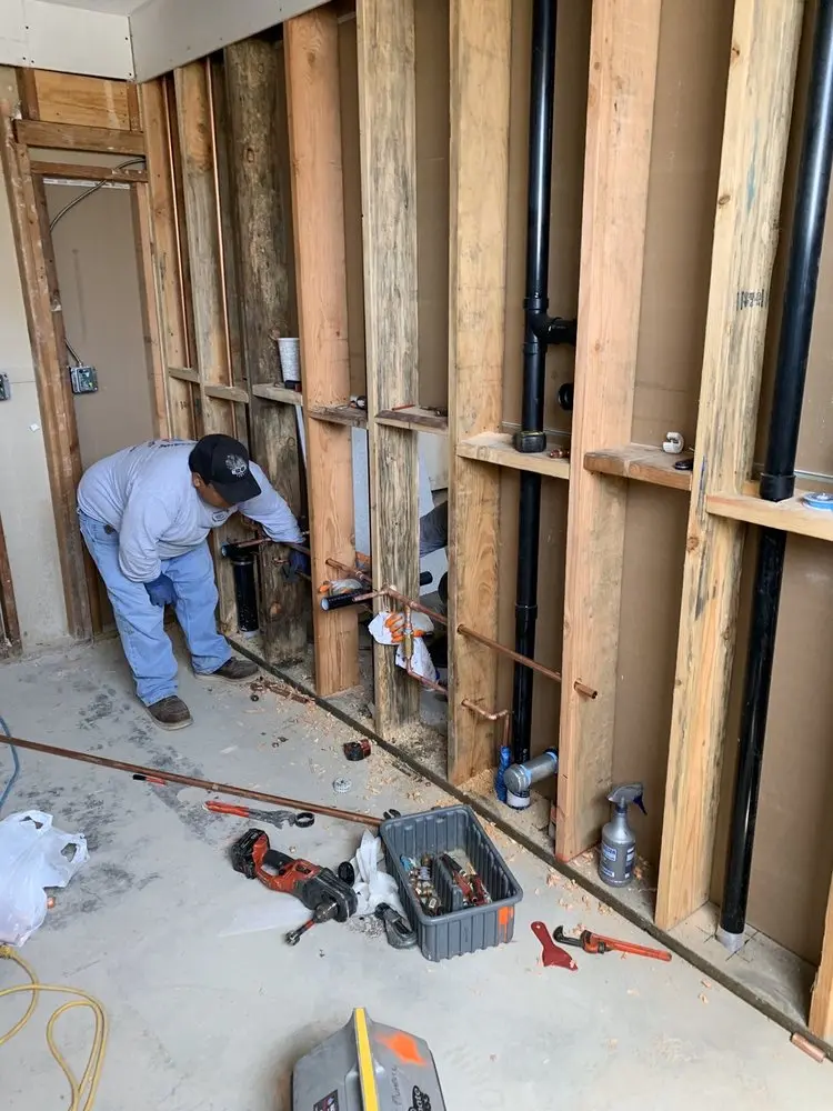 Commercial rough-in plumbing for Gas Line Repair in Madisonburg